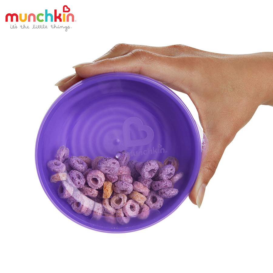 Bộ 4 Bát Có Nắp Và 2 Thìa Munchkin MK43867