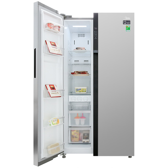 Tủ lạnh Midea MRC-690SS - inverter, 584 lít