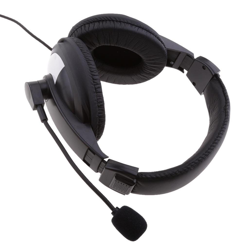 2 Pin Overhead Earpiece Headset with Mic PPT for 2 Way Radio Walkie Talkie