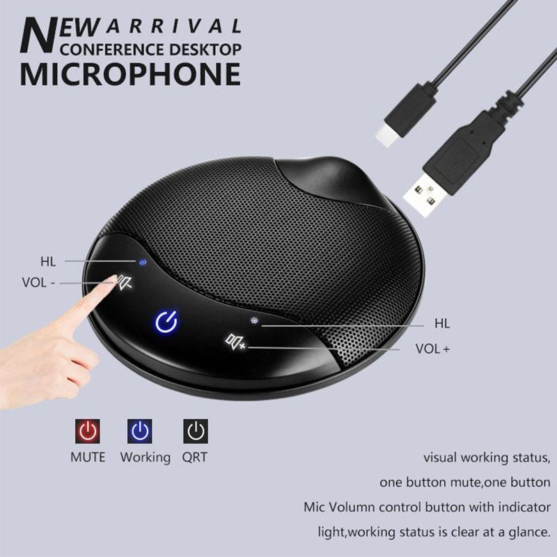 Micro Basspal cổng USB Type-C tiện dụng cho máy tính/hội nghị/học trực tuyến/ghi âm
