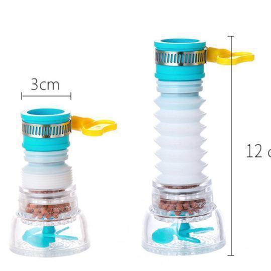 Vòi Lọc Nước Xoay 360 Độ Có Van Khóa Và Cánh Quạt Tiện Lợi