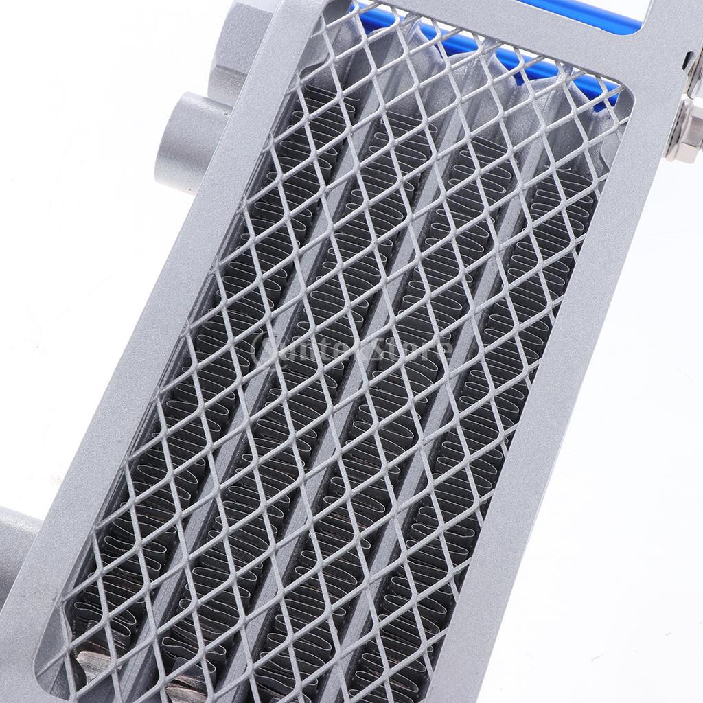 Engine Oil Cooler Kit Radiator Sliver for 125cc 140cc Motorbike Pit Bike