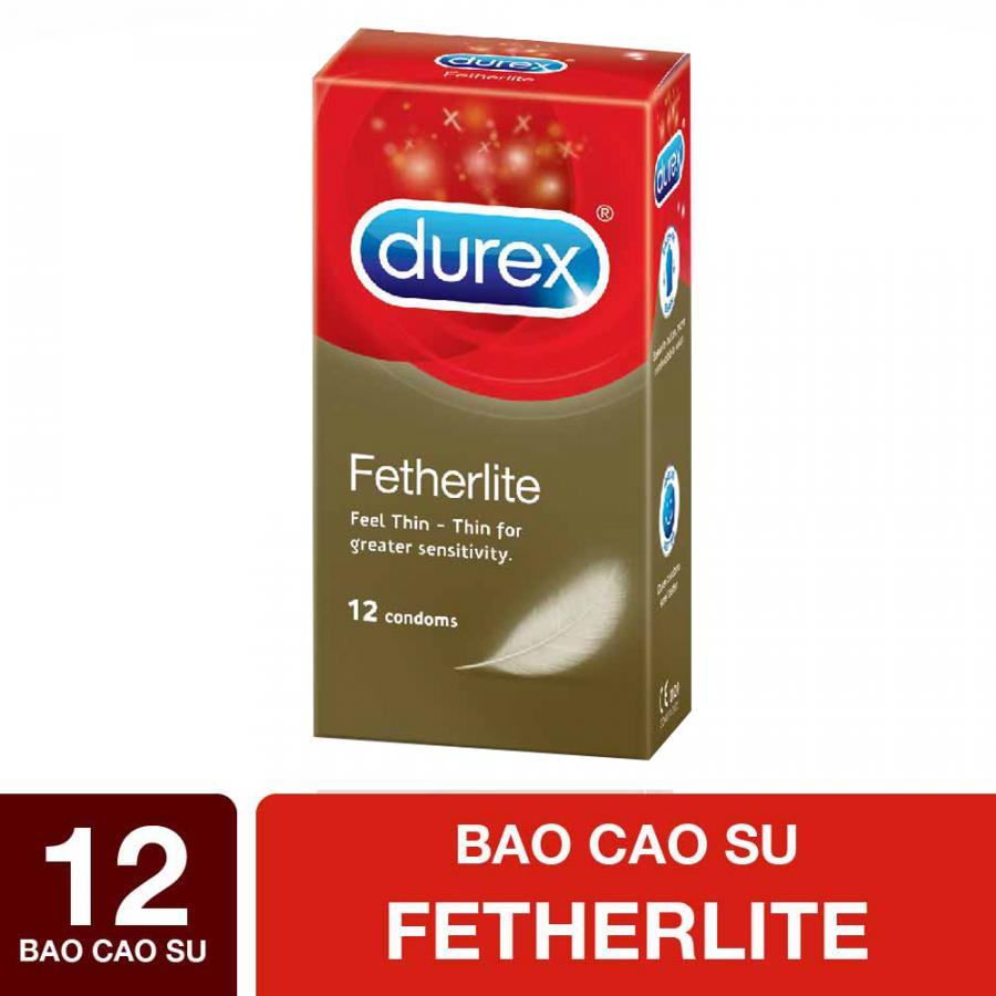 Bao cao su Durex Fetherlite Hộp 12 Bao