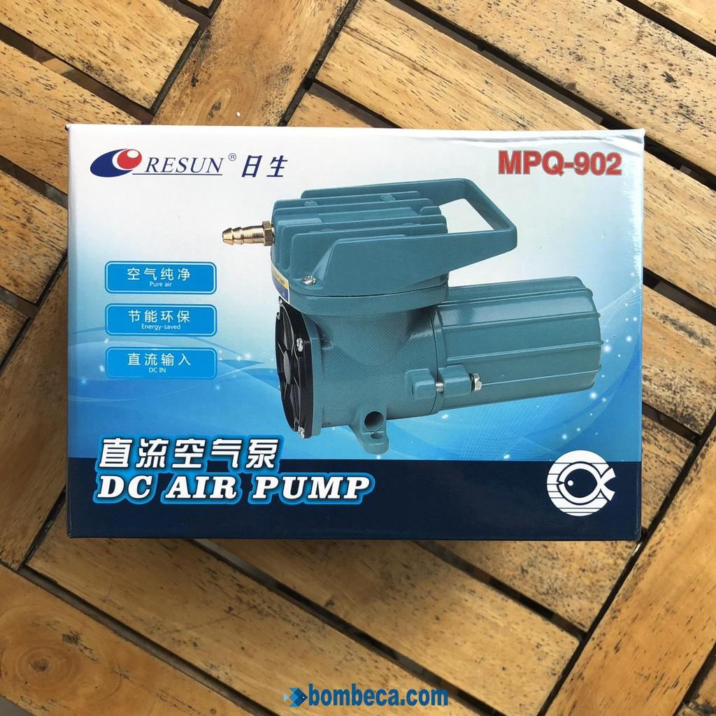 Máy sụi khí oxy 18W Resun MPQ-902 chạy bình ắc quy 12V