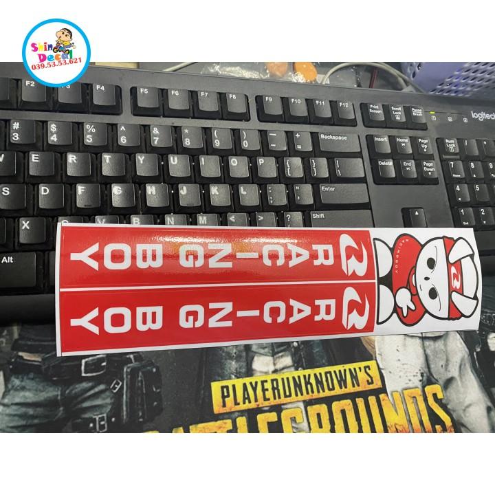 Tem dán phuộc xe máy racing boy
