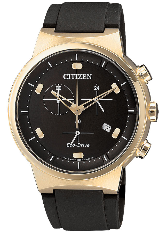 Đồng Hồ Nam Citizen Dây Cao Su AT2403-15E - Mặt Đen (Sapphire)