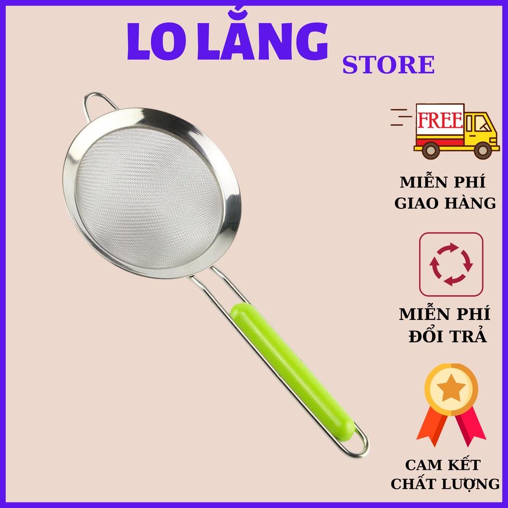 Ray lọc cháo , lọc trái cây và nước cốt viên inox cán xanh cao cấp