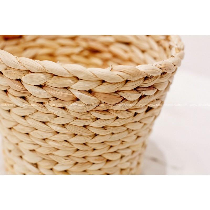 Giỏ bèo lục bình đựng đồ, giỏ bèo decor trang trí nhà cửa