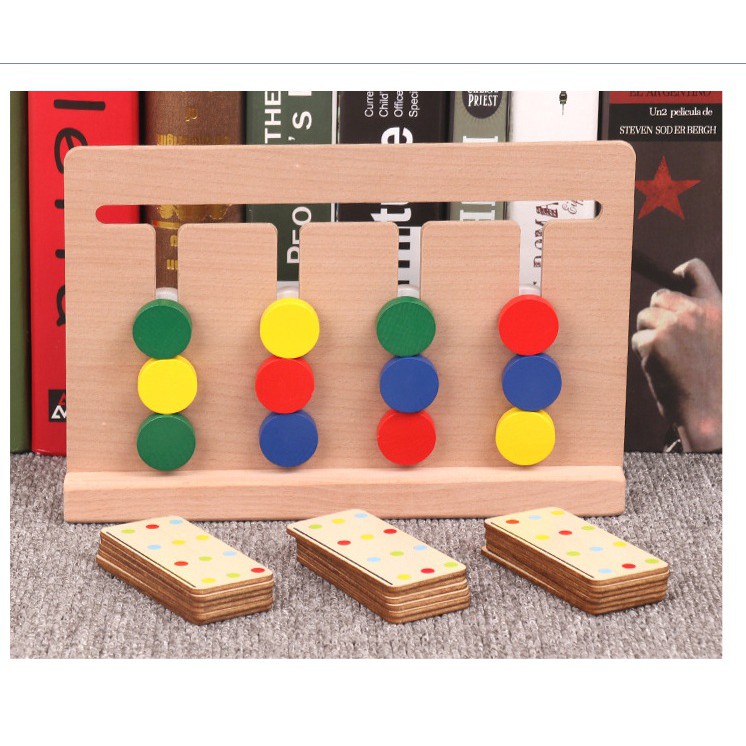 Đồ Chơi Rèn Luyện Trí Tuệ Phát Triển Tư Duy Logic Four color game