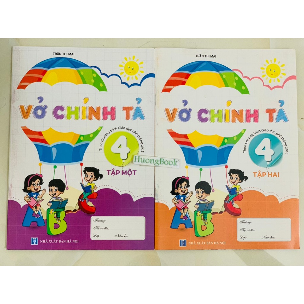 Sách - Combo 2 cuốn Vở chính tả lớp 4