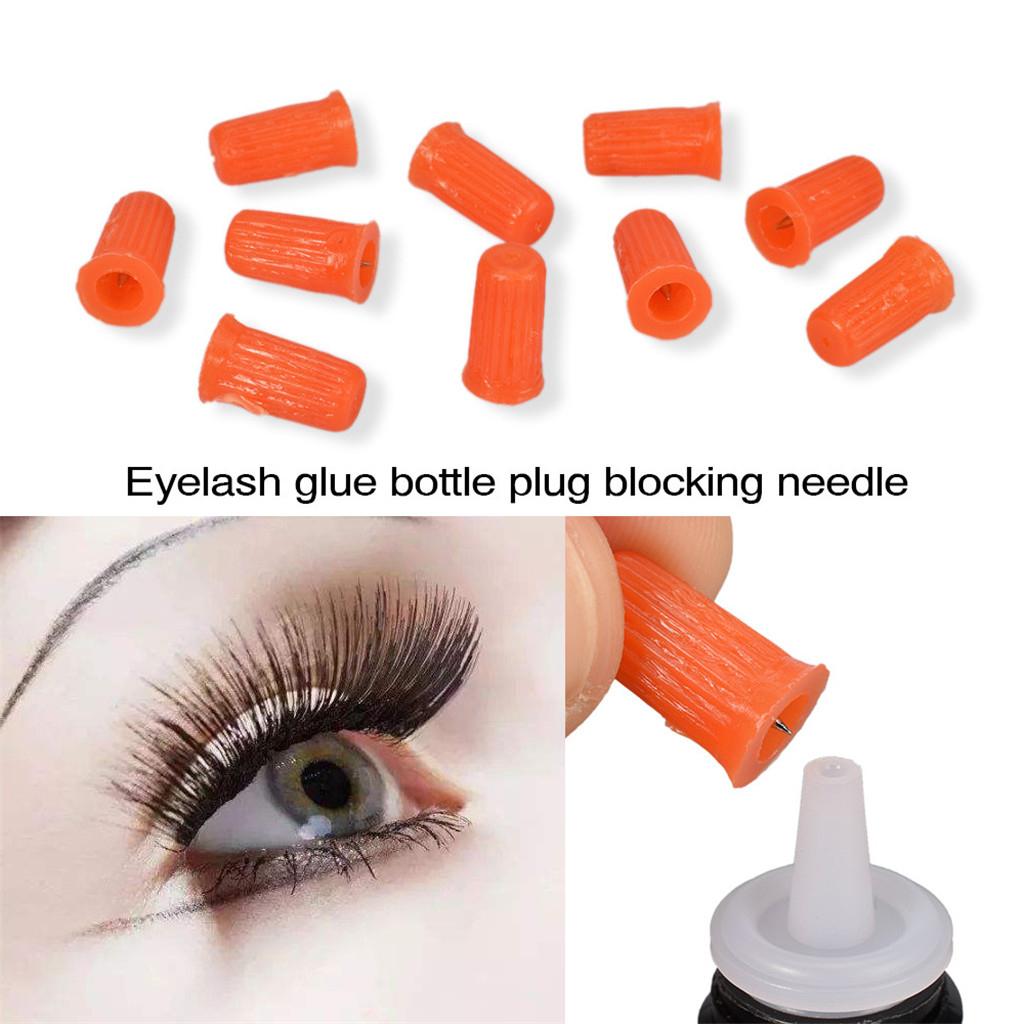 10 Pieces Grafting Eyelash Glue Bottle Nail for Makeup