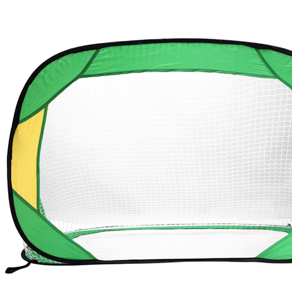 Green Color Folding Portable Football Gate Net Goal Soccer Practice Kit