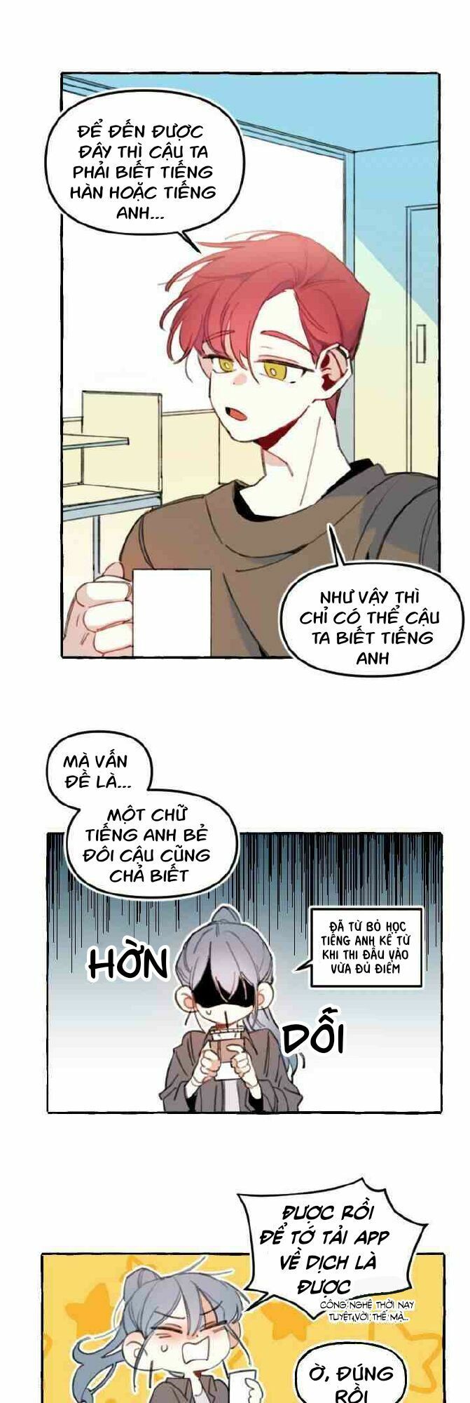 lời yêu thì cần app để dịch không? chapter 2 17