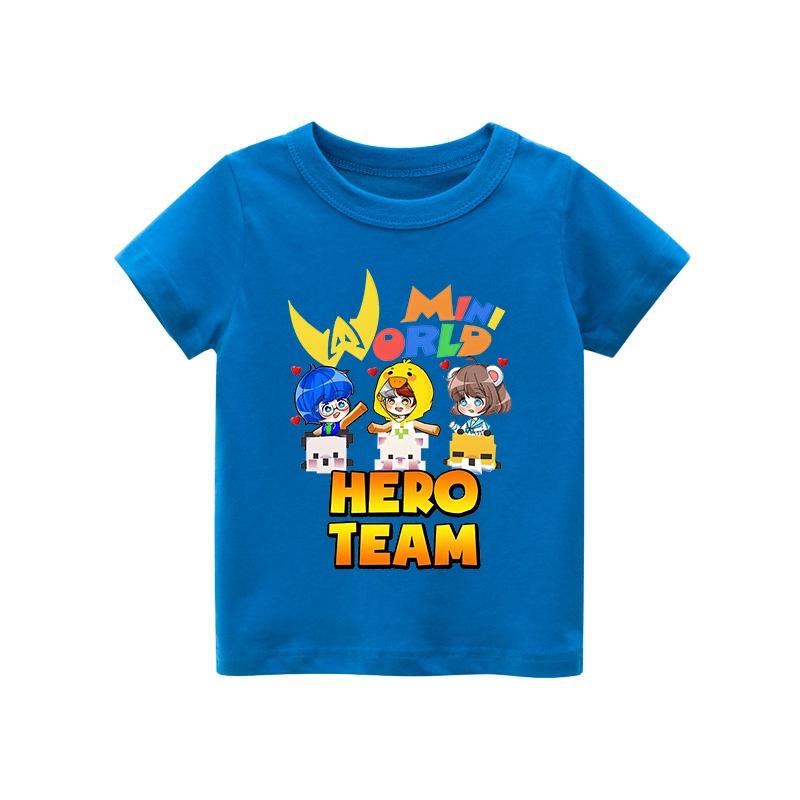 Áo thun trẻ em HERO TEAM 3 , 8 màu áo, đầy đủ size có big size, MÀU KHÁC NHẮN TIN SHOP