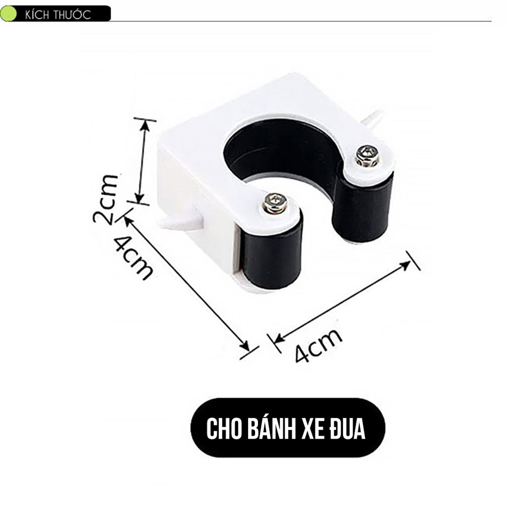 Kẹp Giữ Bánh Xe Đạp Treo Xe Lên Tường Tiện Lợi Giữ Dọc Xe Đạp Đua và Xe Đạp MTB Giúp Sắp Xếp Xe Gọn Gàng MaiLee