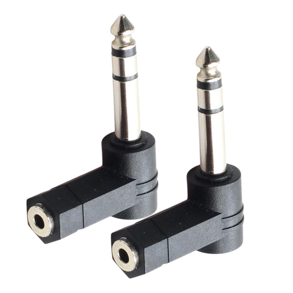 3.5mm to 6.35mm 1/8"-1/4"  -   Adapter