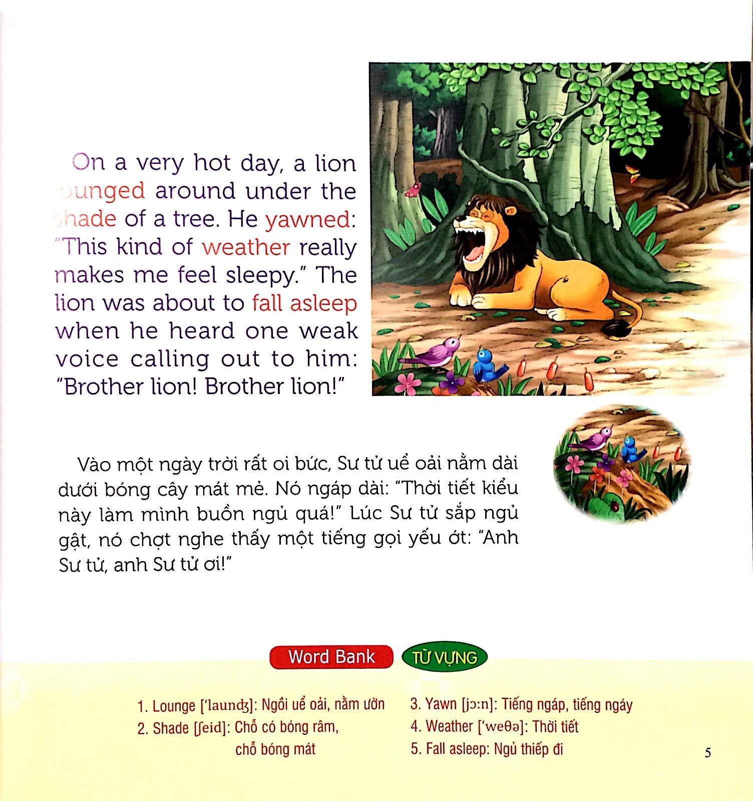 Nuôi Dưỡng Tâm Hồn - Truyện Tranh Song Ngữ Anh - Việt - Bé Học Về Sự Sống Và Sự Thay Đổi Của Tự Nhiên