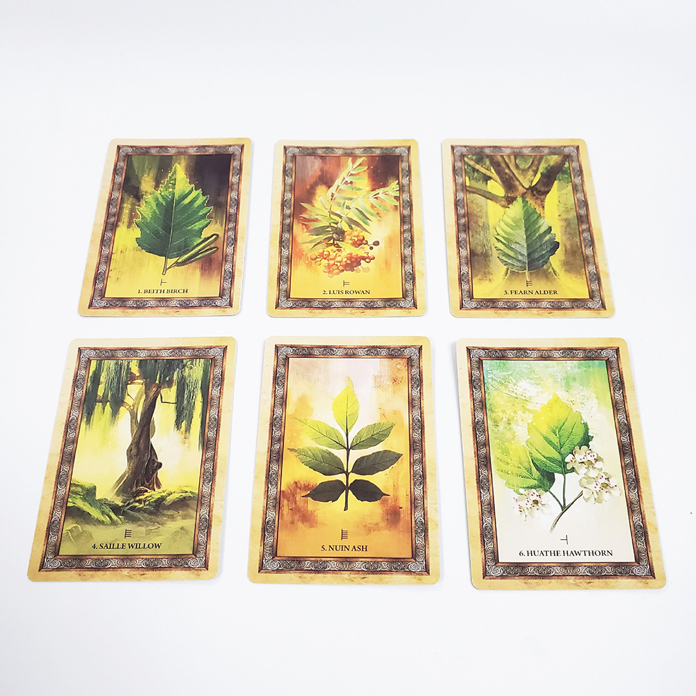 Bộ Bài Celtic Tree Oracle Tặng Đá Thanh Tẩy