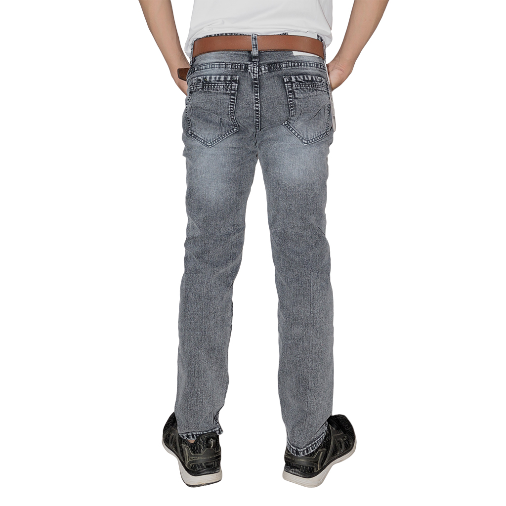 QUẦN JEANS NAM WASH BẠC TRẮNG ĐEN
