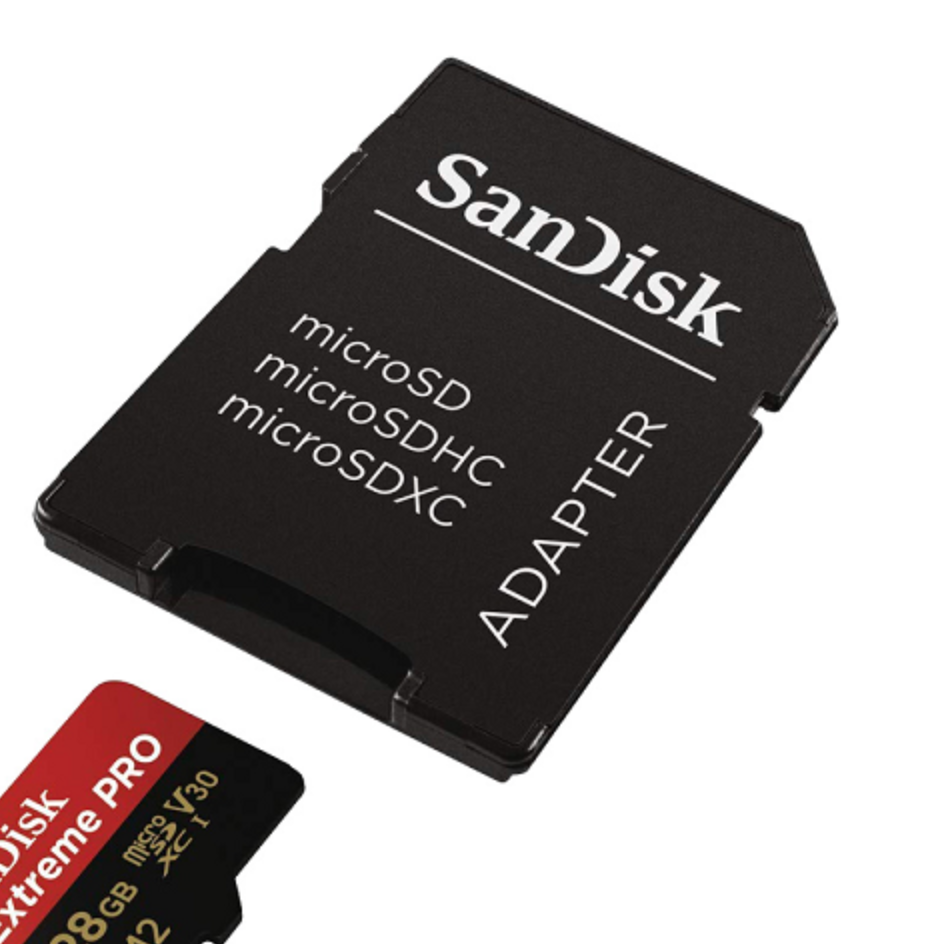Thẻ Nhớ MicroSDXC SanDisk Extreme Pro V30 A2 128GB 200MB/s SDSQXCD-128G-GN6MA - Hàng chính hãng