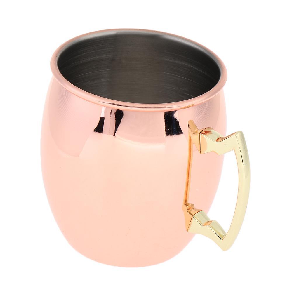 Cocktail Stainless Steel Moscow Mule Mug Steel Plated Cup Beers Wine Tea