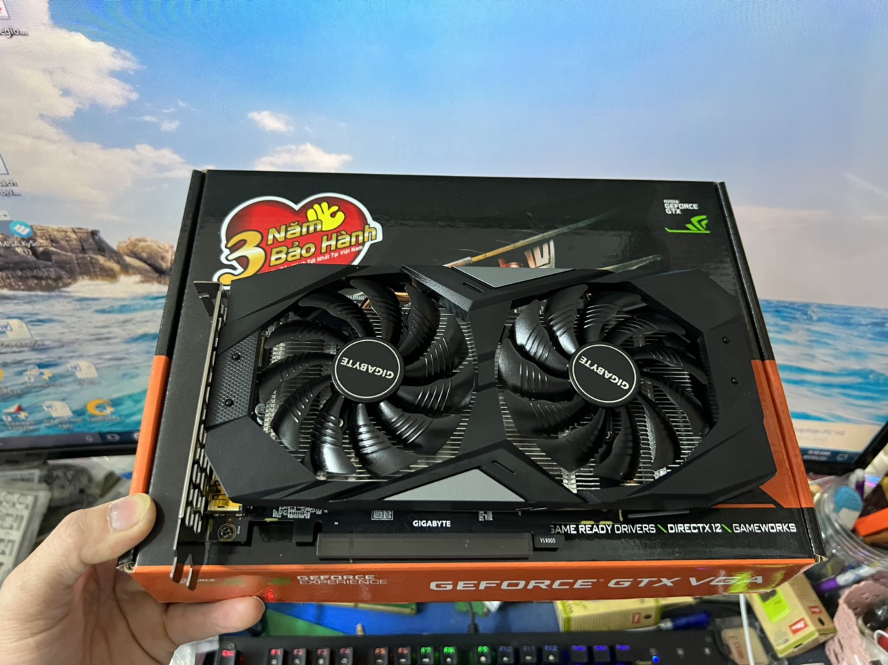 VGA (Cạc màn hình) GIGABYTE GeForce GTX 1660 6GB/D5/2FAN - HÀNG CHÍNH HÃNG