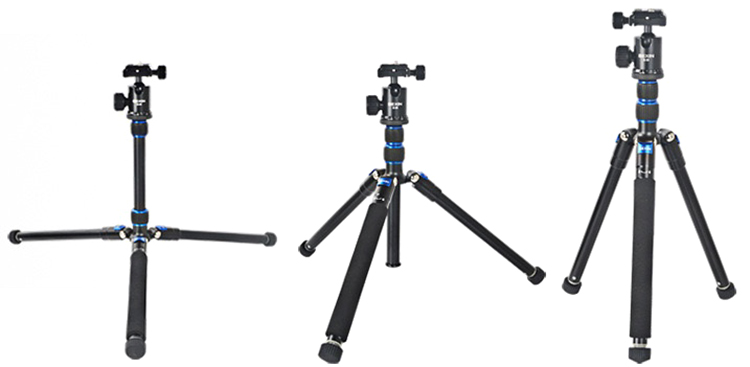 Chân Máy Ảnh Tripod Du Lịch Bexin Ms10 - Ball Head Panorama V30 - Hàng Nhập Khẩu