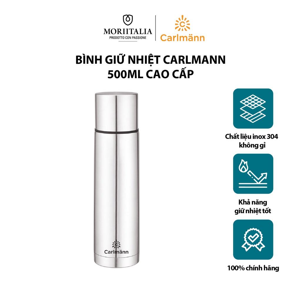 Bình giữ nhiệt Carlmann 500ml cao cấp Moriitalia 007399