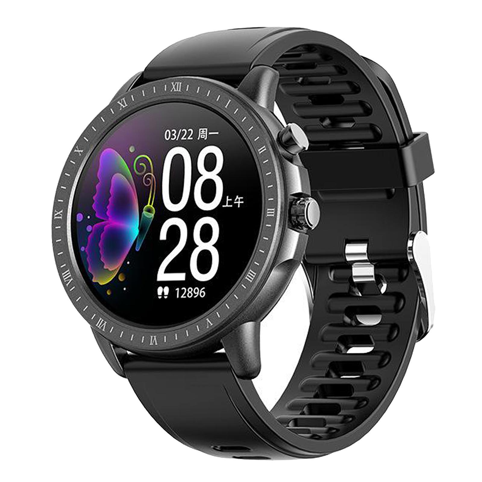 S02 Smart Watch Full Touch  Monitor Fitness  Black