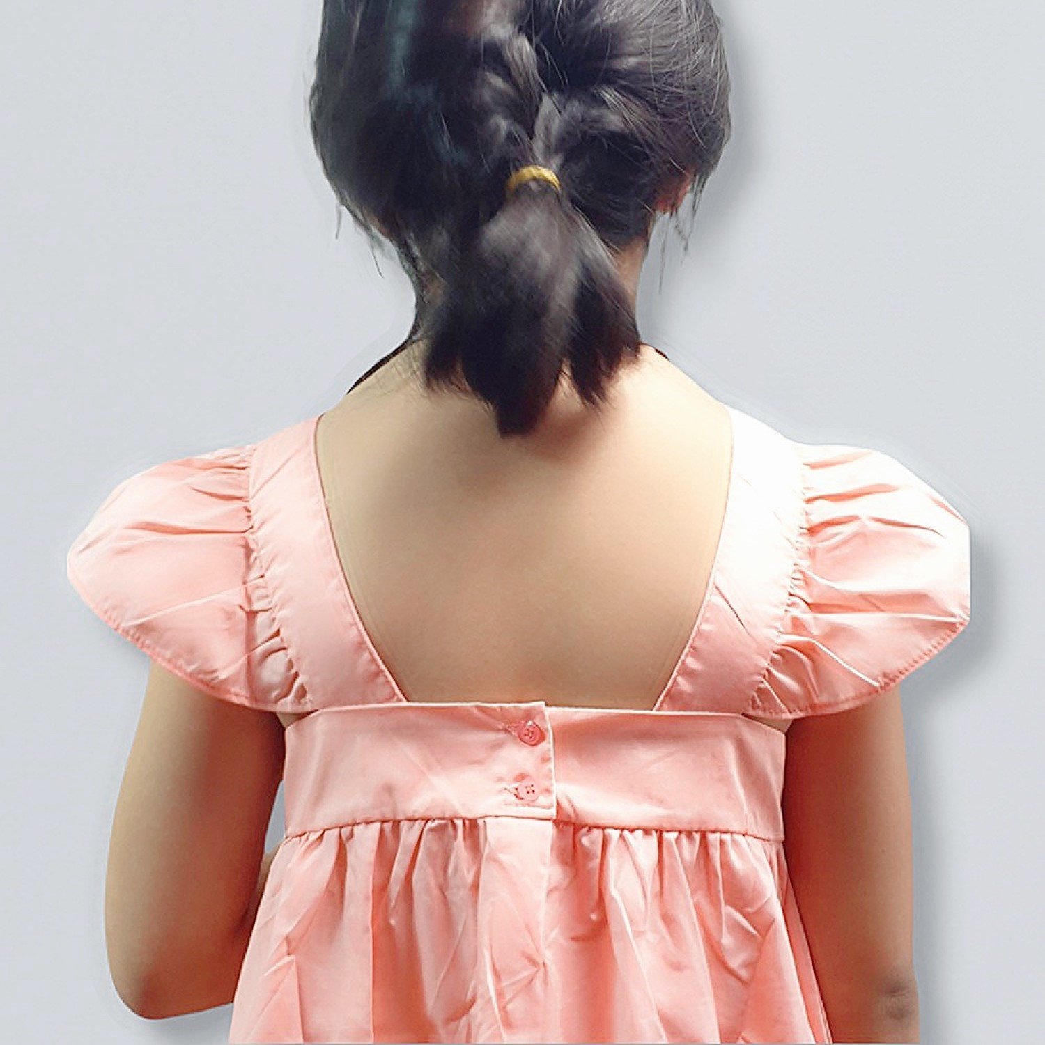 G00000216(9-31kg) Đầm đẹp bé gái, tay cánh tiên, móc xích ngực cao cấp, vải cotton Hàn Quốc mịn mát