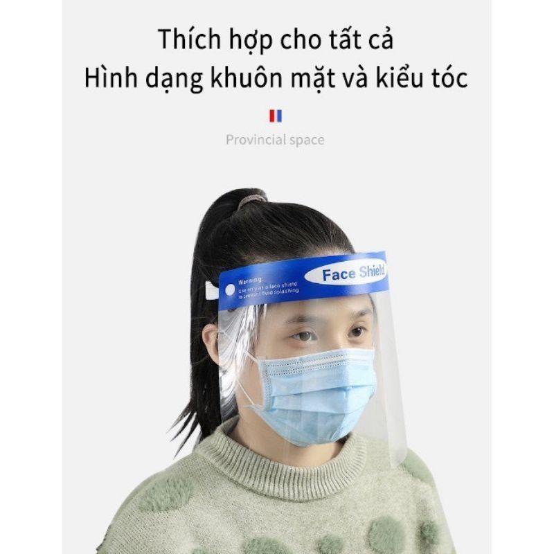 (gói hộp carton)Tấm Chắn Face Shield Mặt Nạ Bảo Hộ NEO Phòng Chống Giọt Bắn,..( gói kỹ không lo bị gập)