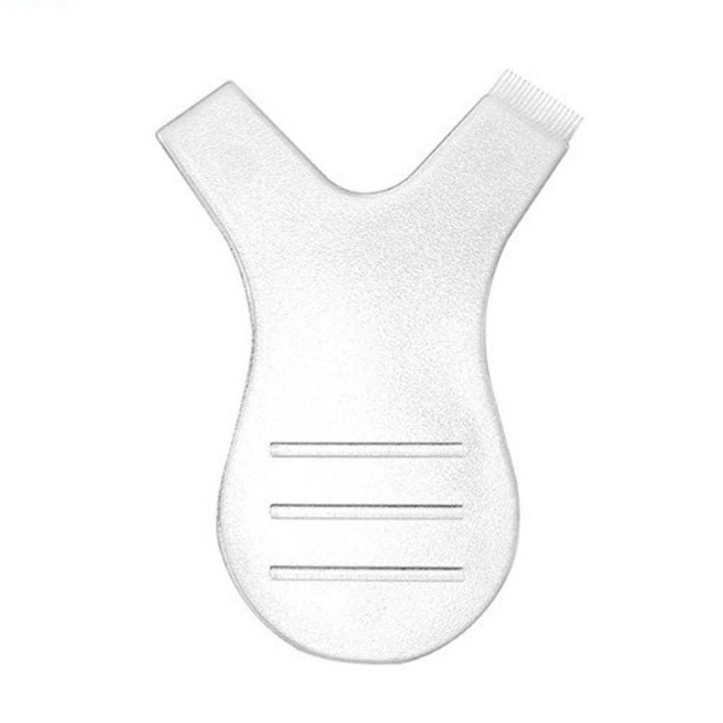 4X Y Shaped Soft Plastic Eyelash Clean Up Brush False Eye Lashes Grafted Tool
