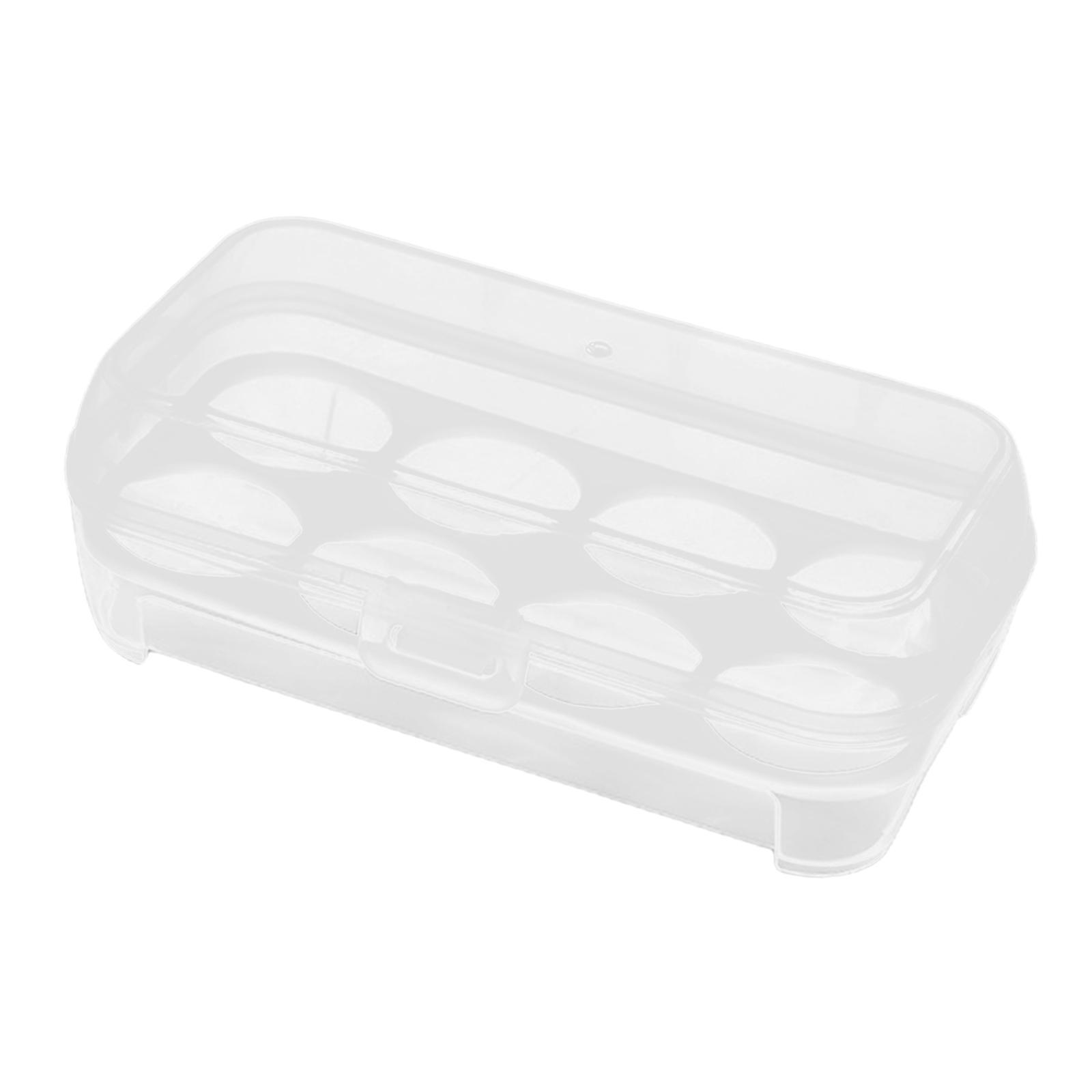 Egg Storage Box Egg Holder Tray Egg Protection Home Portable Organizer Egg Container Case for Fishing, Fresh Eggs, Refrigerator, Cooking, Travel