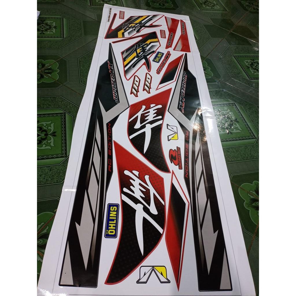Tem rời jupiter mx đỏ đen chữ tàu