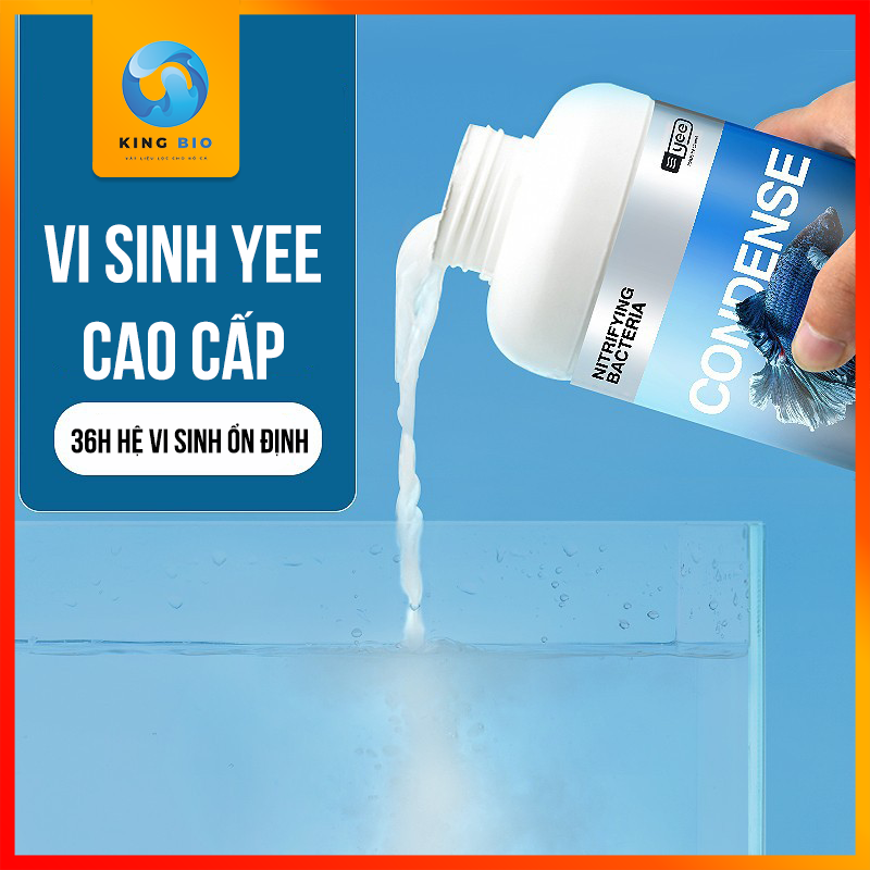 Vi sinh dạng nước cao cấp hàng chuẩn xuất thị trường Âu Yee Condense - làm sạch và trong nước bể cá