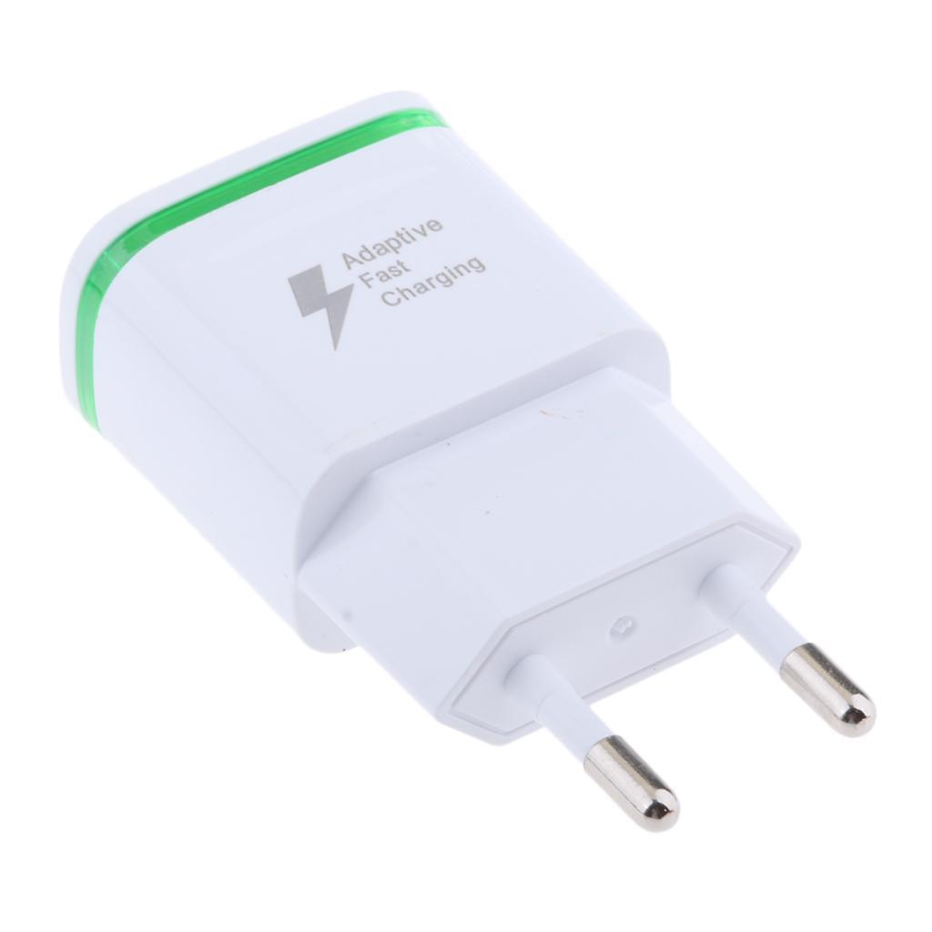 2.1A USB Travel Home Wall Power Adapter Charger LED Portable EU