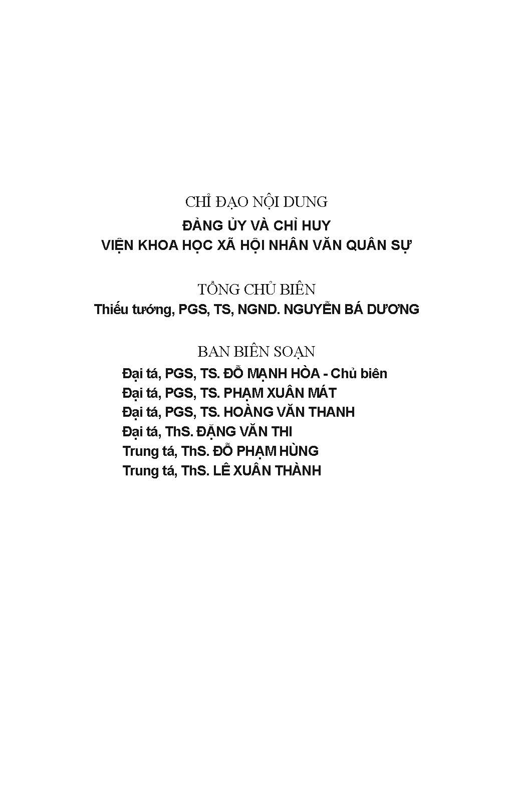 Phòng, Chống &quot;Diễn Biến Hòa Bình&quot; Trên Lĩnh Vực Chính Trị, Tư Tưởng