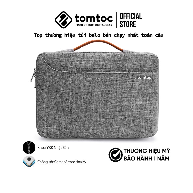 TÚI XÁCH CHỐNG SỐC TOMTOC (USA) SPILL-RESISTANT CHO MACBOOK 16”