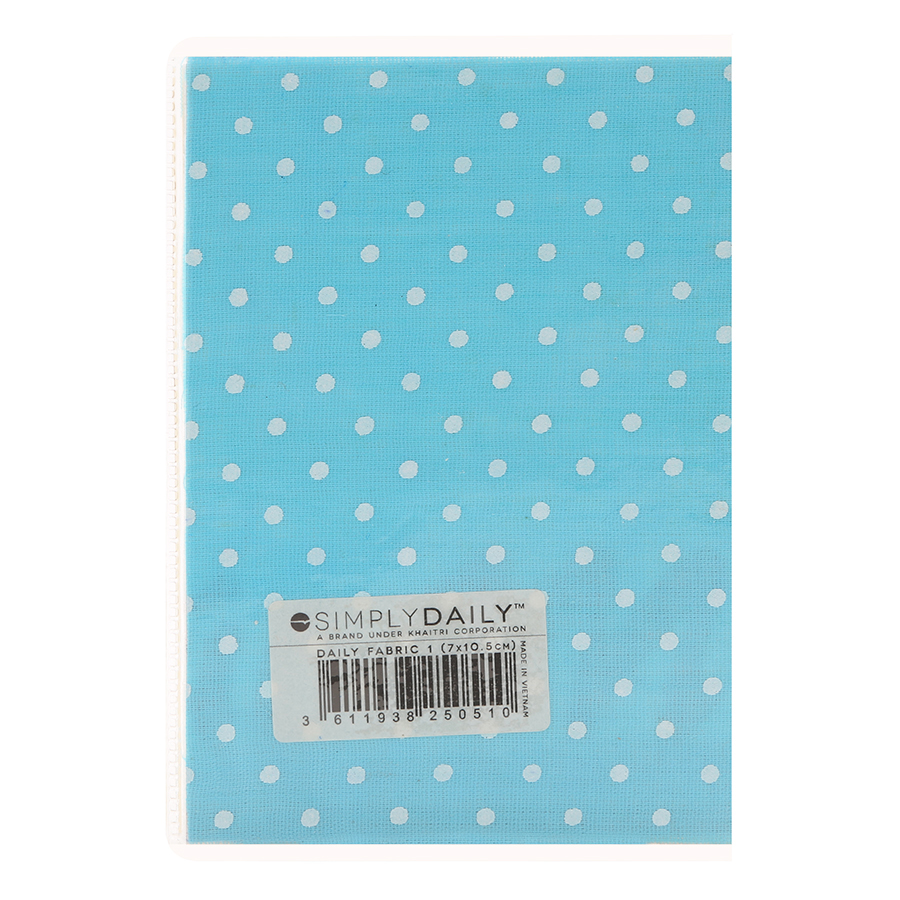 Sổ Tay Khai Trí Stationery Daily Fabric 1 - Bìa Vải - Mẫu Ngẫu Nhiên (160 Trang)