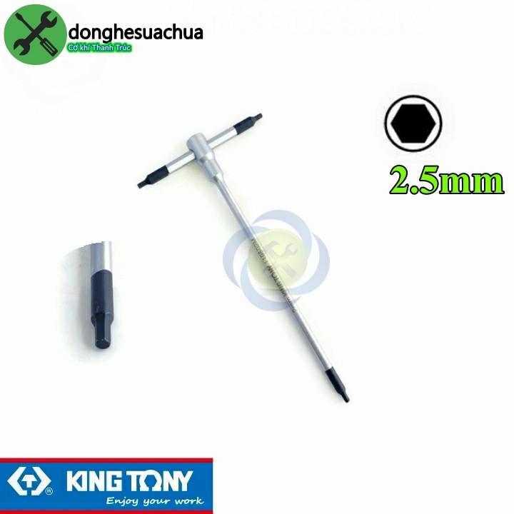 Lục giác T 2.5mm cán trượt Kingtony 119525M dài 65mm x 125mm