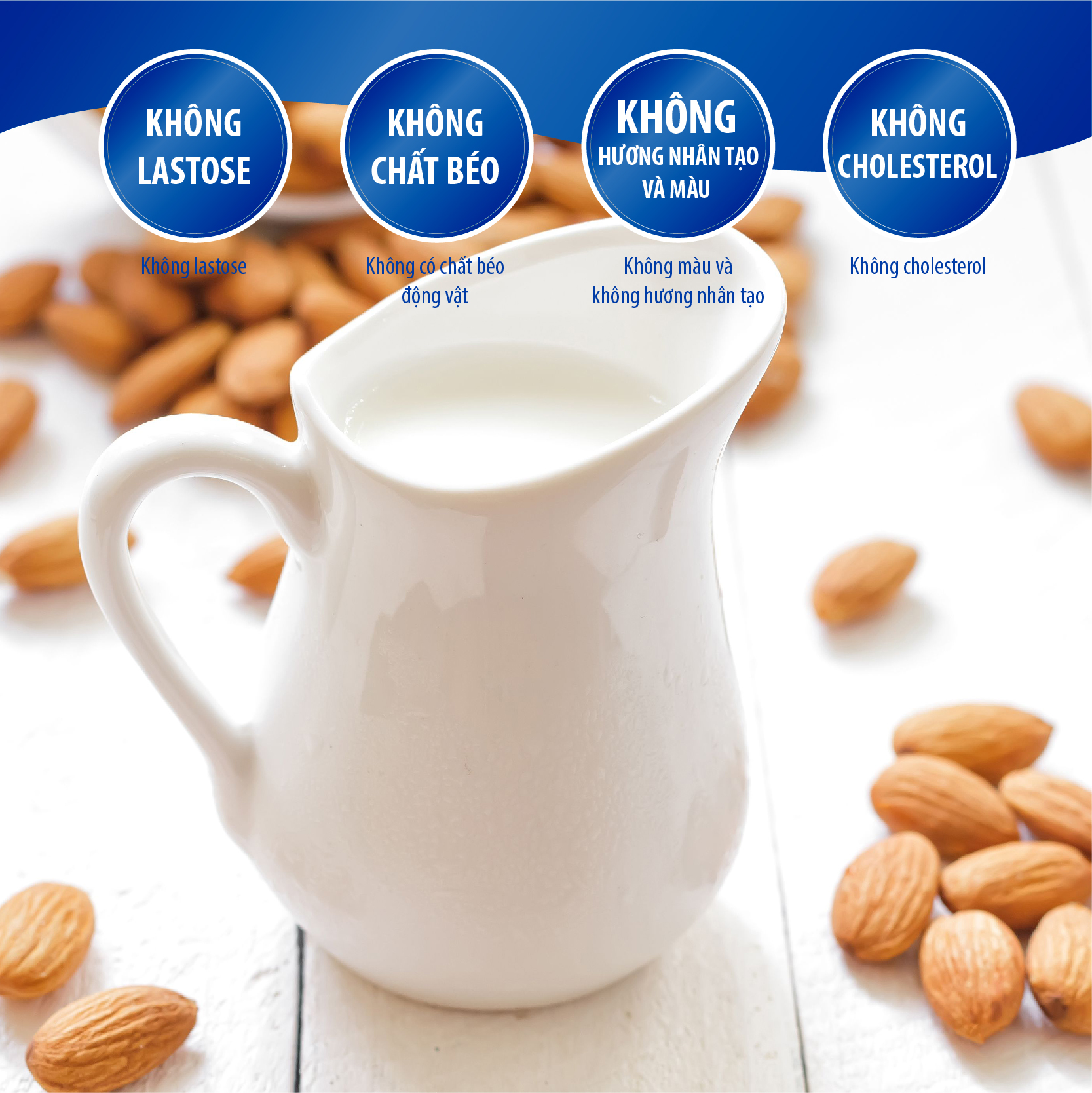 Sữa hạnh nhân không đường So Good 250ml x3, làm từ hạnh nhân Úc, calo thấp, sản xuất tại Úc