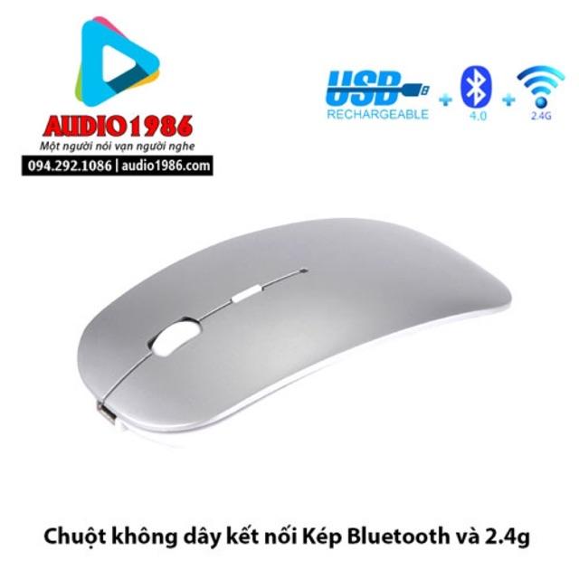 Chuột không dây C86 chế độ kép Bluetooth 4.0 và 2.4G usb