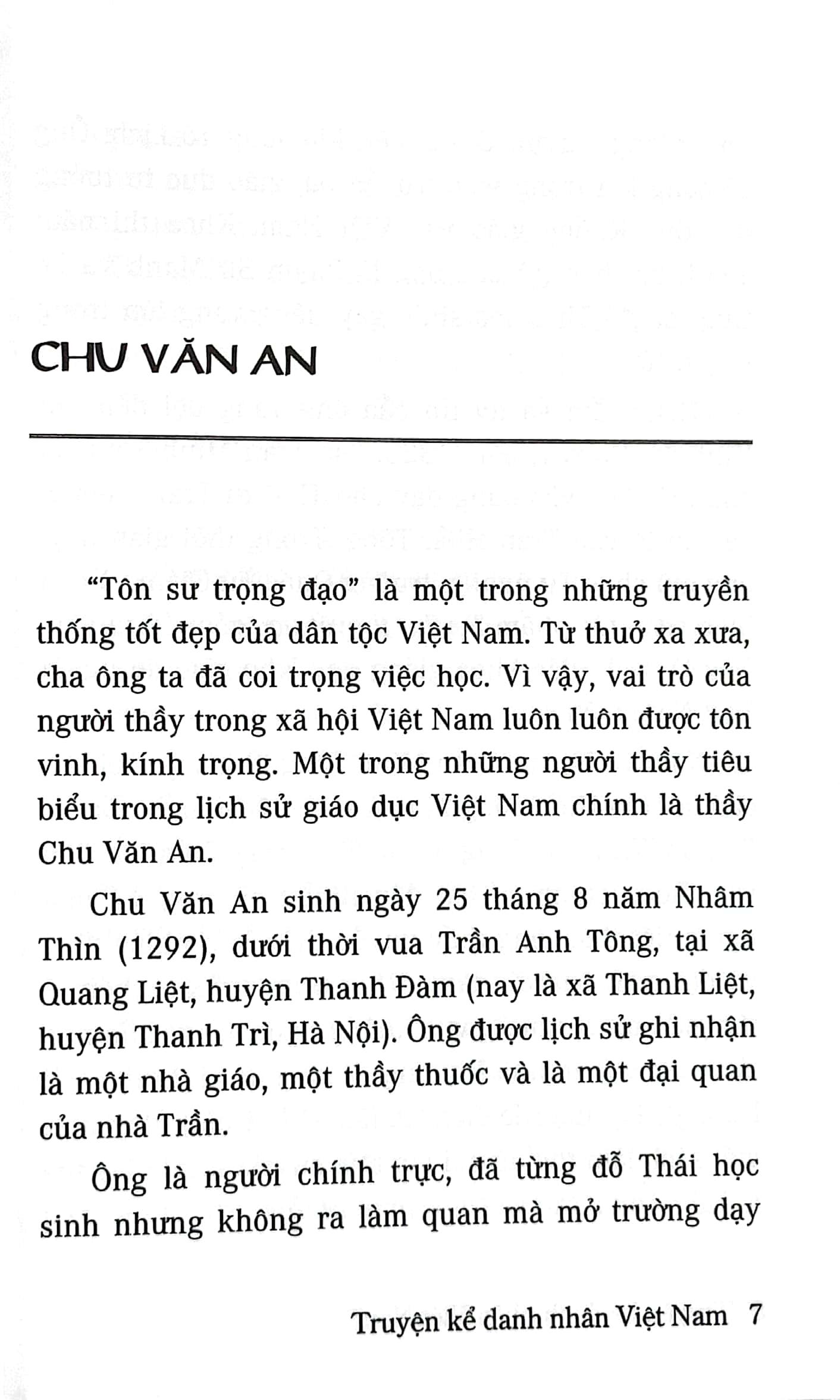 Truyện Kể Danh Nhân Việt Nam (Tái Bản 2020)