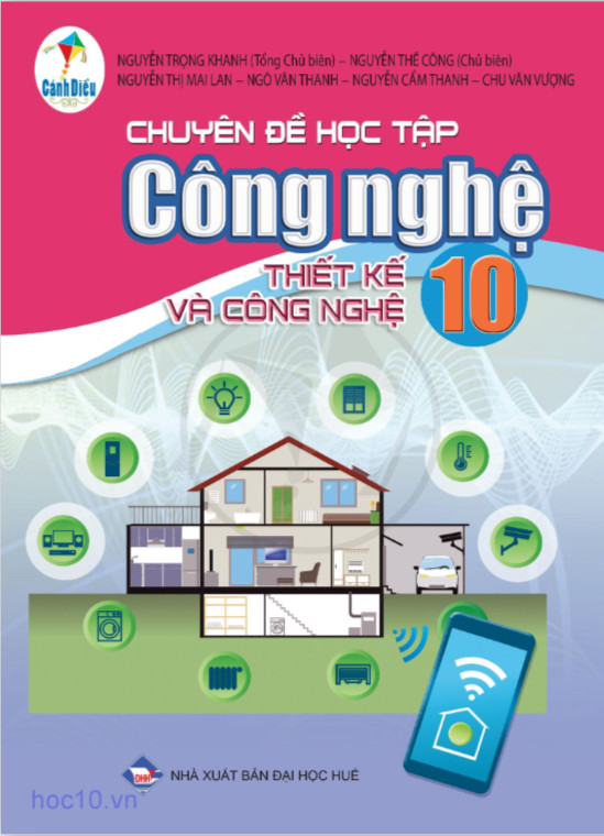 Công nghệ lớp 10 - Thiết kế và Công nghệ (Bộ sách Cánh Diều)