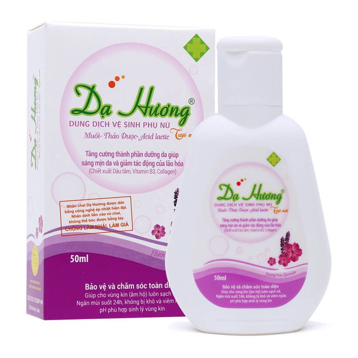 Combo 3 Chai Dung Dịch Vệ Sinh Phụ Nữ Dạ Hương chai 100ml Hương Trà xanh + Lavender + Nha Đam ( 3 màu )