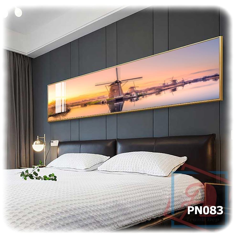 Tranh canvas khổ lớn trang trí phòng ngủ - PN083