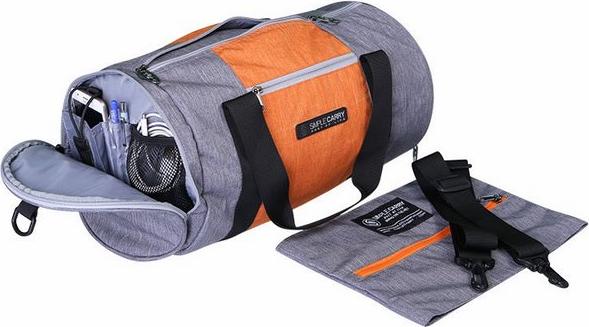Túi Trống Simplecarry Gym Bag (23 x 42cm) - Grey/Orange