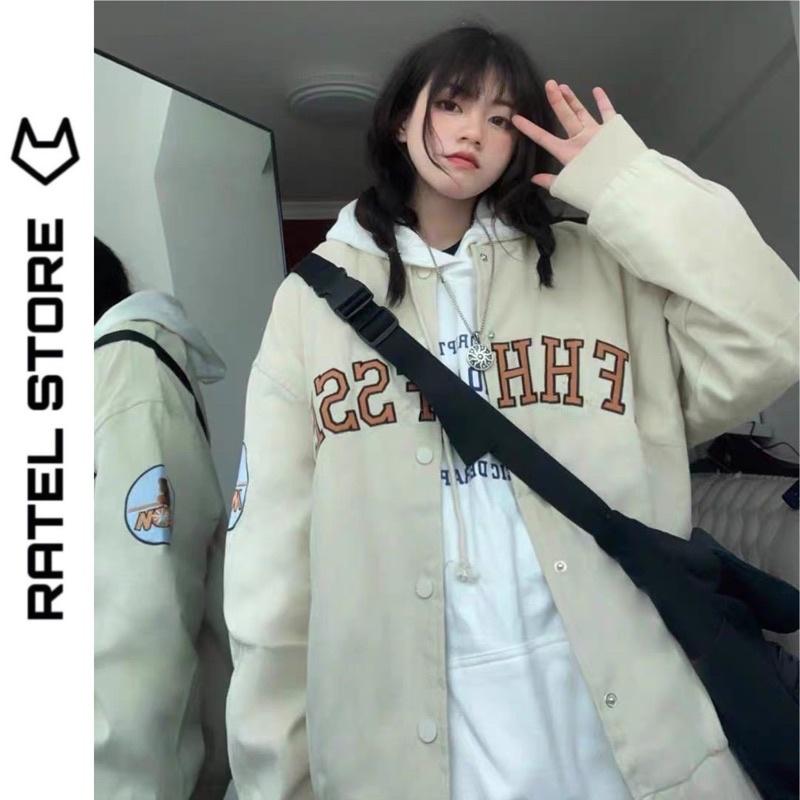 Áo Khoác Jacket Bomber Tennesse Thu Đông Unisex Form Rộng