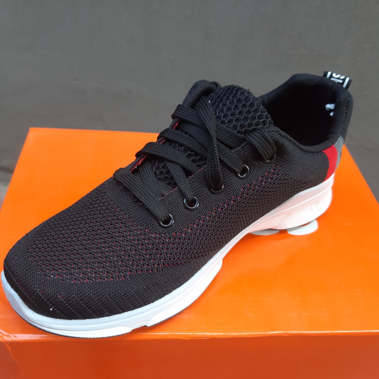 Giày Thể Thao Nam Màu Đen, Sneaker Nam Màu Đen, Đế Êm S89