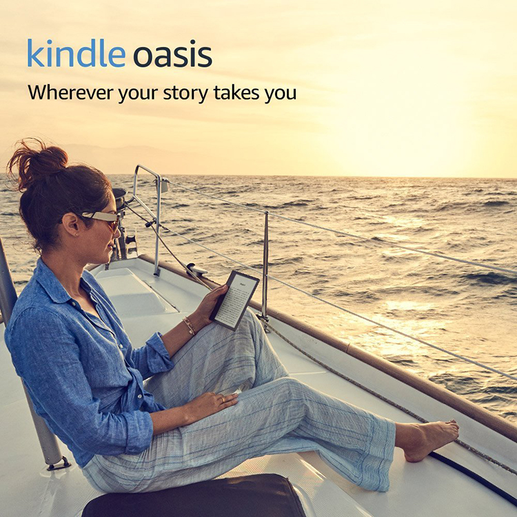 Máy Đọc Sách Kindle Oasis 32G - Hàng Nhập Khẩu - Xám